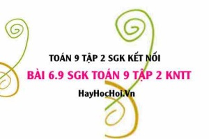 Bài 6.9 SGK Toán 9 tập 2 Kết nối tri thức